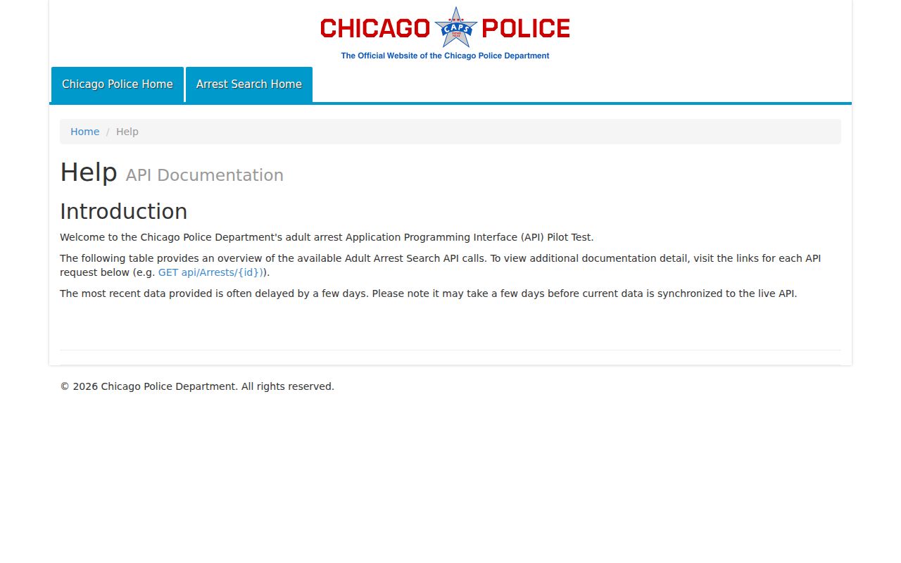 Cook County arrest record CPD search help
