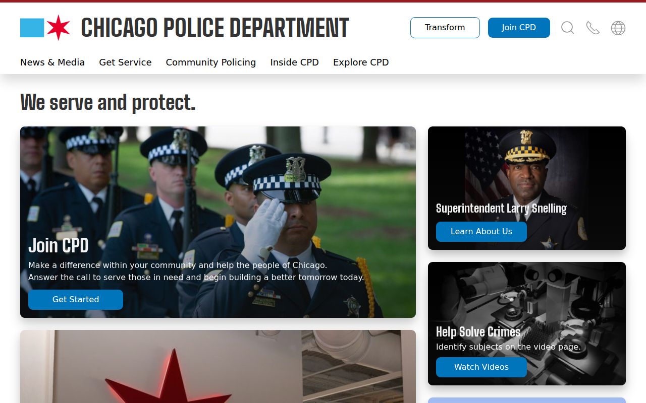 Chicago Police Department source for Chicago criminal records